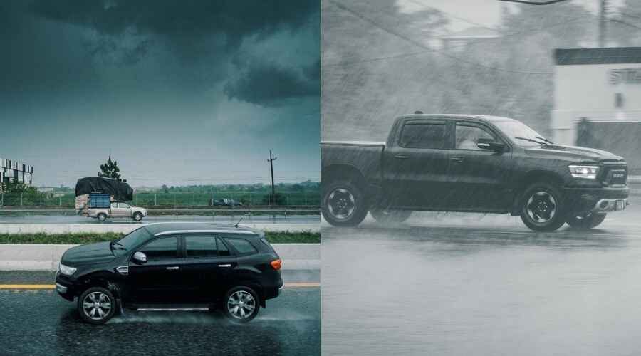 Driving in Rain on Highways & City Roads Driving in Rain on Highways & City Roads