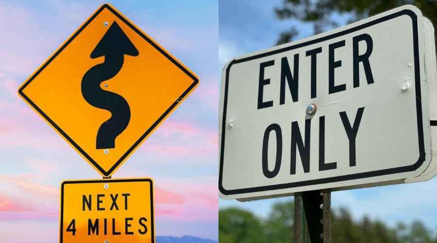 Follow Road Signs Follow Road Signs