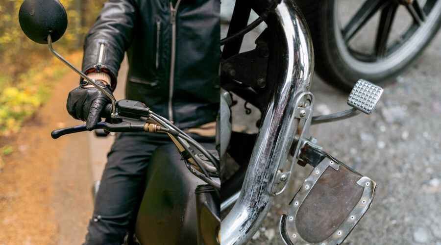 Front Brake Lever & Rear Brake Pedal Front Brake Lever & Rear Brake Pedal