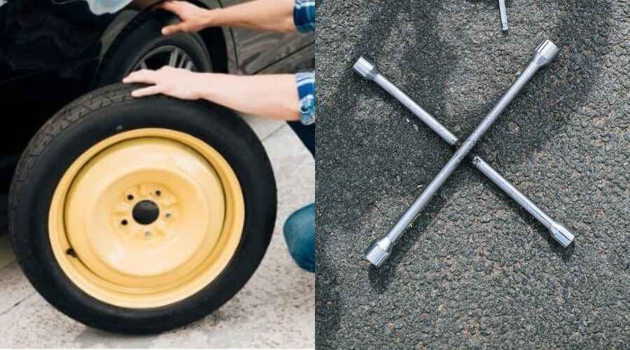 Spare Tire & Lug Wrench Spare Tire & Lug Wrench